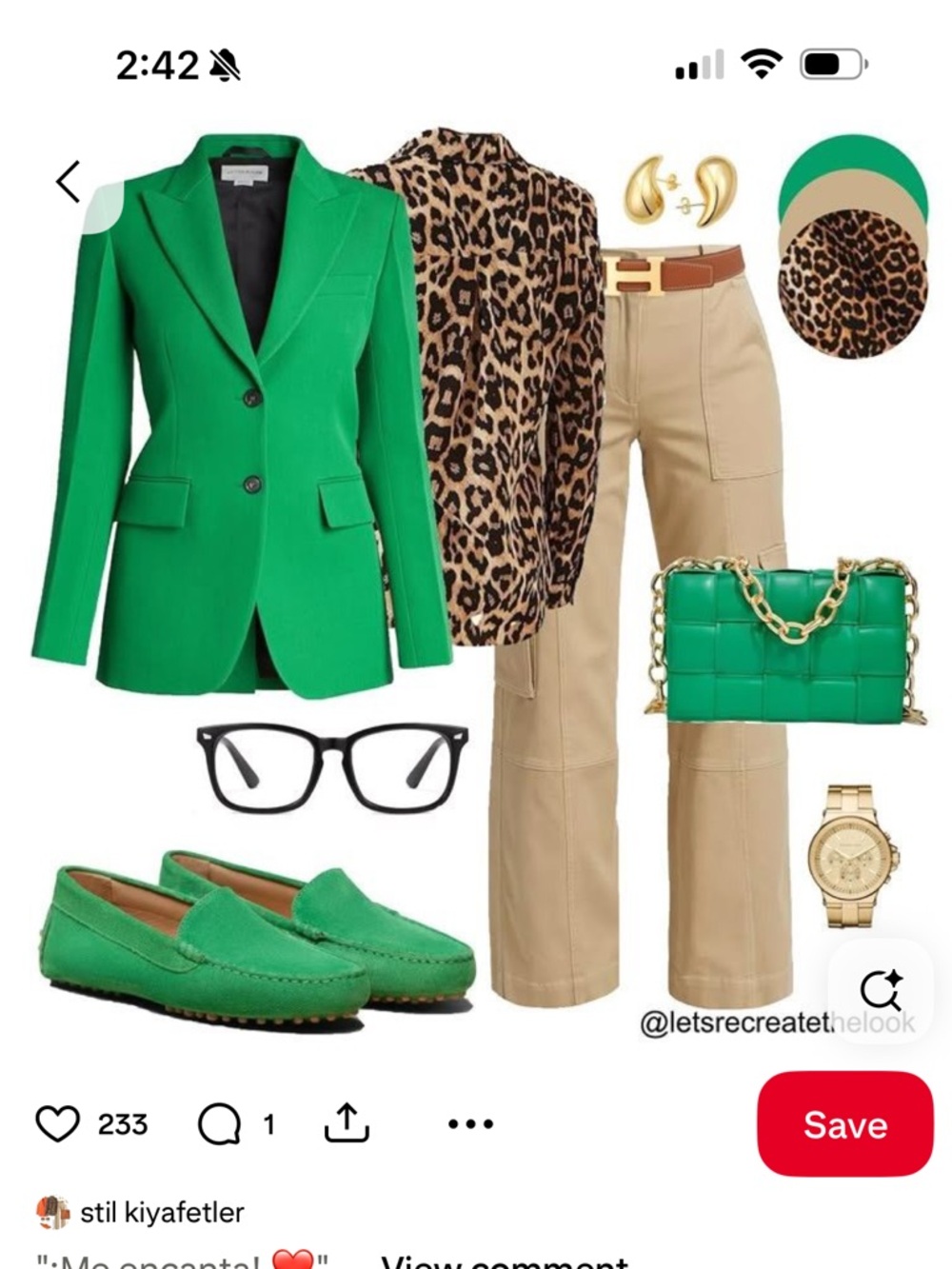 Topshop Leopard Print Button Down Shirt